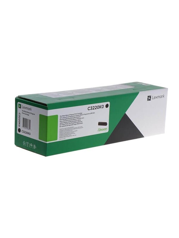 Lexmark C3220K0 / Return Program Toner Musta