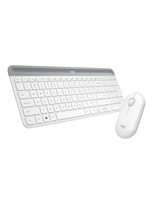 Logitech Langaton Slim-yhdistelmä MK470 - Näppäimistö ja Hiirisetti - Saksa - Harmaa