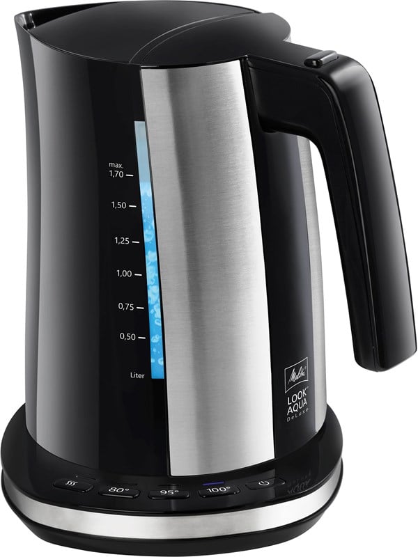 Melitta Vedenkeitin Look Aqua 2.0 Deluxe Musta - Musta - 2200 W