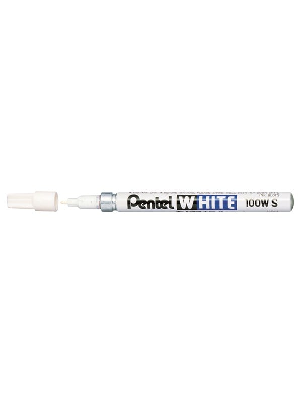 Pentel X100W-S Valkoinen marker 2.0mm Round