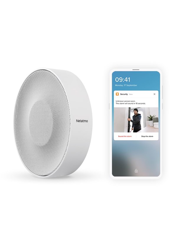 Netatmo Älykäs sisätilan sireeni