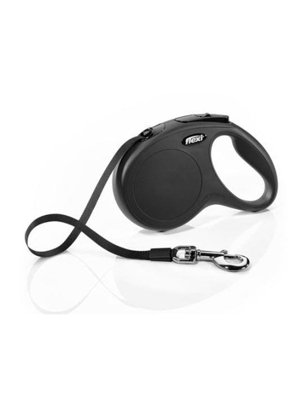 Flexi New Classic leash L 5M 50KG Musta