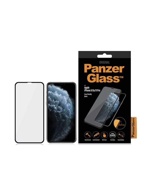 PanzerGlass Näytönsuoja Apple iPhone 11 Pro | Xs | X | reunasta reunaan
