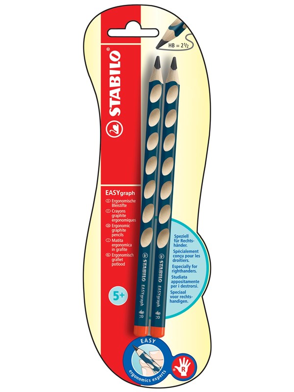 STABILO Easygraph ergonomically pencils righthand use