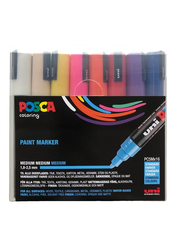 POSCA Posca-kynäsetti 16 väriä