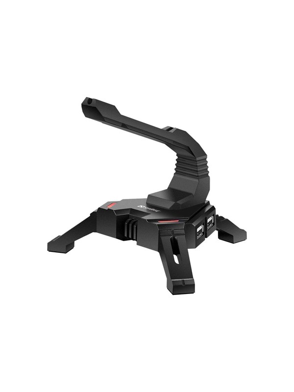 Sandberg 2in1 USB-hubi Bungee - hubi - 4 porttia USB hub - 4 porttia - Musta