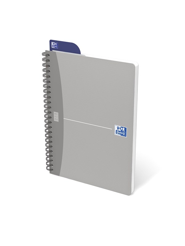 Oxford Office Essentials A5 Soft Card Twin-wire Notebook Ruled 180 Pages Assorted Colours SCRIBZEE® Compatible
