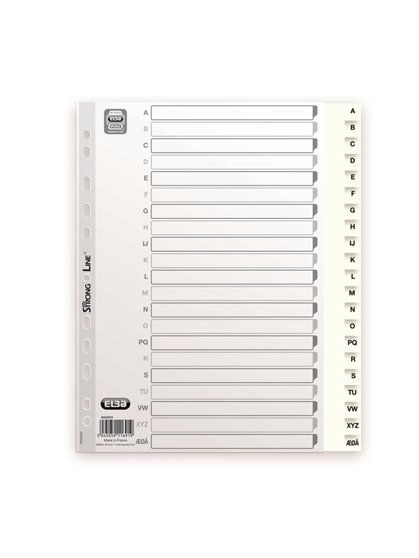 Oxford Strongline Index A-Å A4+ Pp 0.12 White
