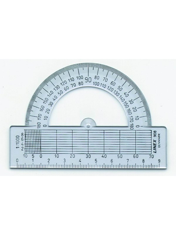Linex 908 180 Degree Protractor