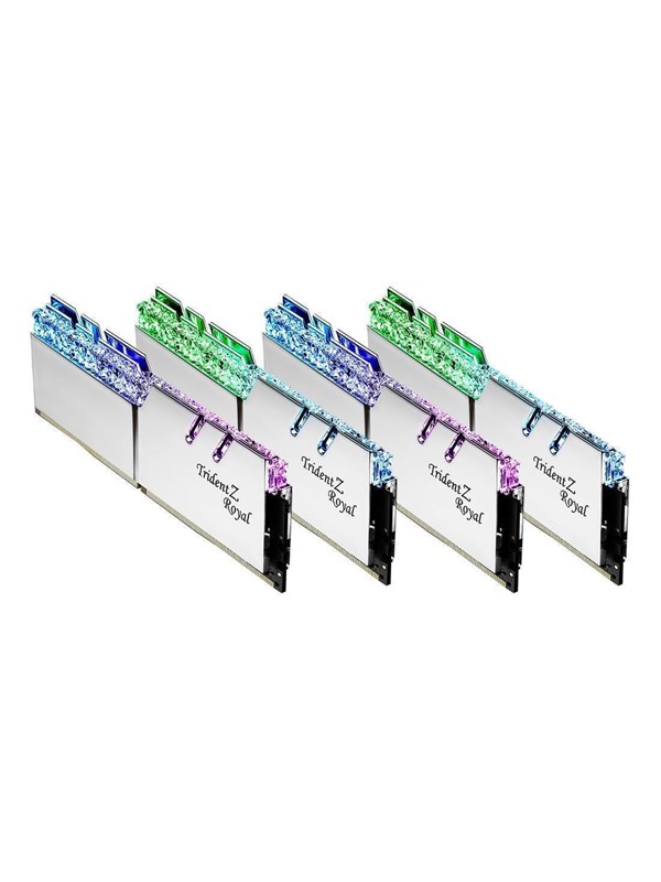 G.Skill Trident Z Royal DDR4-3600 - 64GB - CL16 - Quad Channel (4 pcs) - Intel XMP - Hopea, RGB