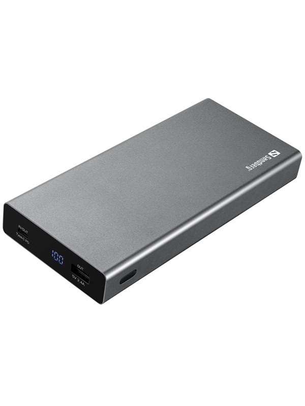 Sandberg MAhVirtapankki USB-C PD 100W 20000mAh - 20000 mAh