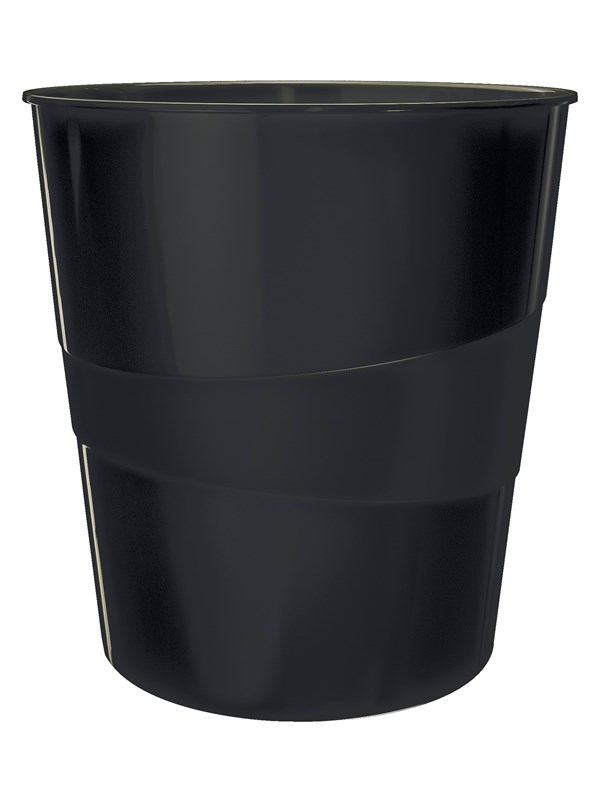 Leitz WOW paperikori 15L Musta