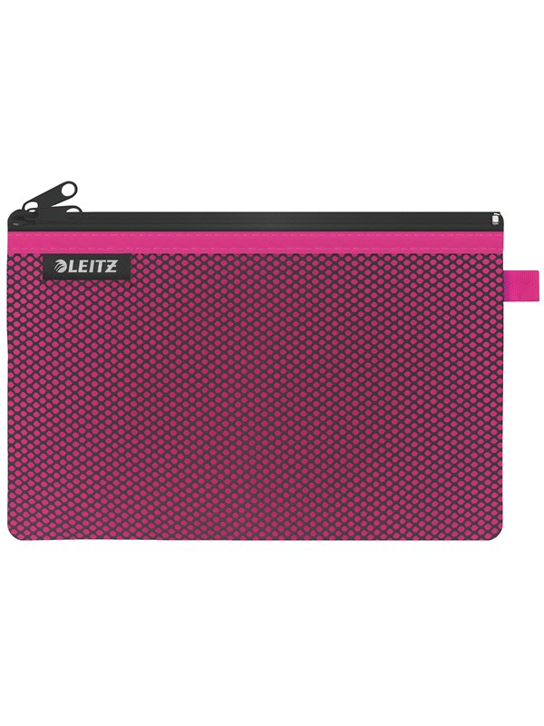 Leitz Nylontasku 2-vetoketjua WOW L Pinkki