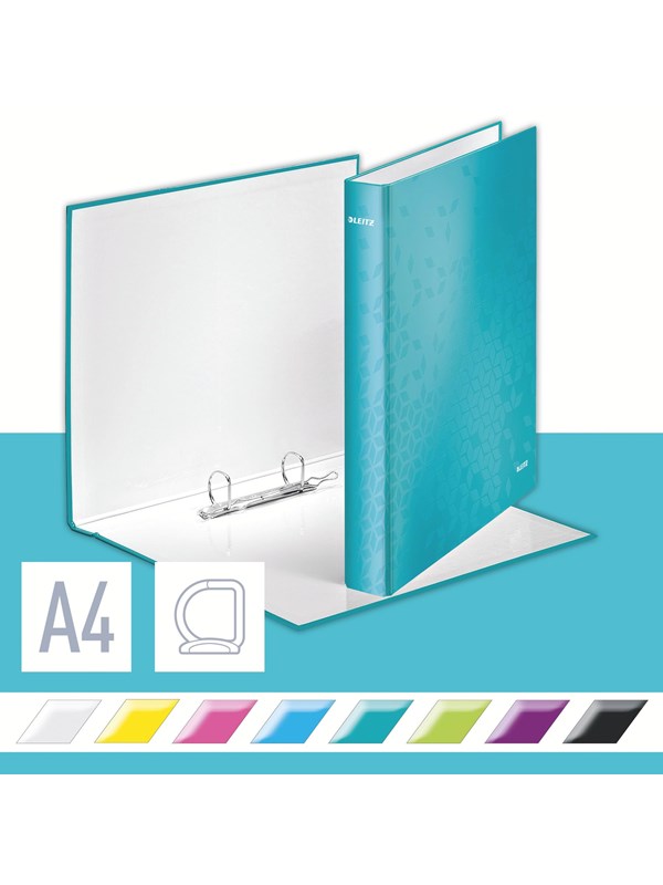 Leitz WOW rengaskansio A4+ 2DR/25 mm Violetti