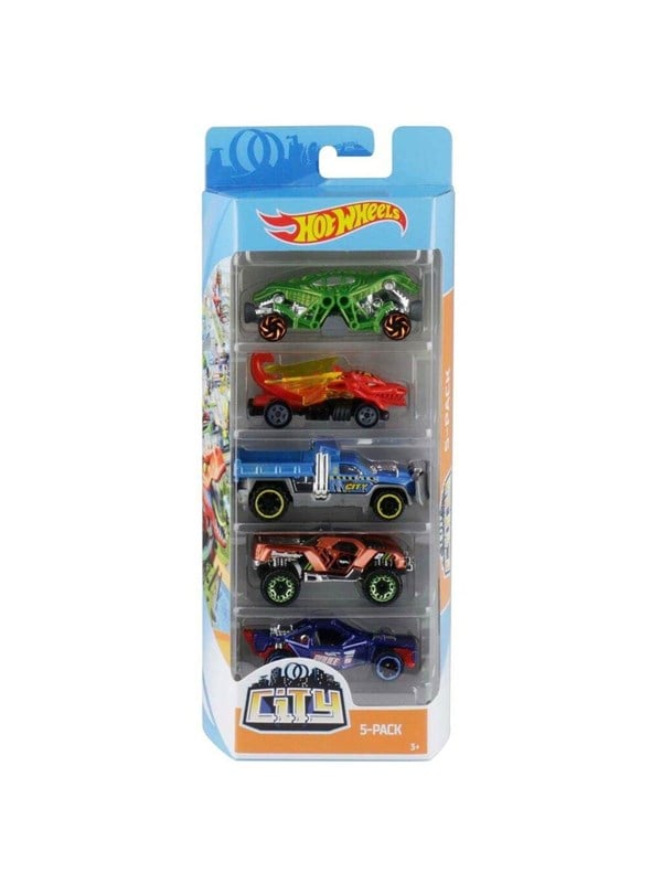 Hot Wheels Basics 5-pakkaus Asst.
