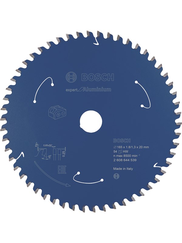 Bosch Expert for Aluminium -pyörösahanterä johdottomiin sahoihin 165 x 1,8 / 1,3 x 20 T54