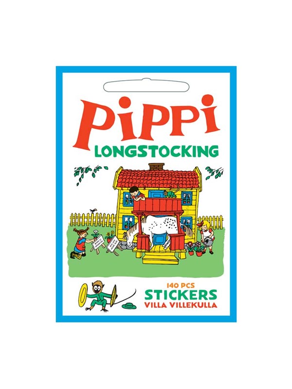 Barbo Toys - Pippi-tarrat Villa Villekullasta, joissa on 140 tarraa. - Tarrat