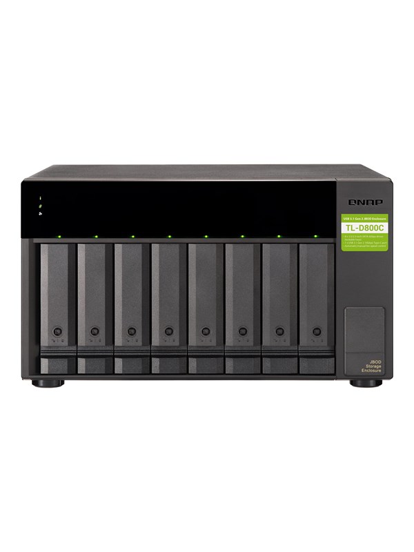 QNAP TL-D800C 8-PAIKKAINEN USB 3.2 Gen2 Type-C JBOD