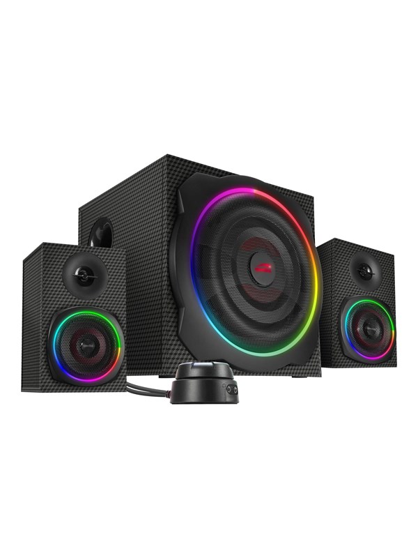 Speed-Link Nopeuslinkki painovoima hiilikuitu RGB - 2.1 kanava