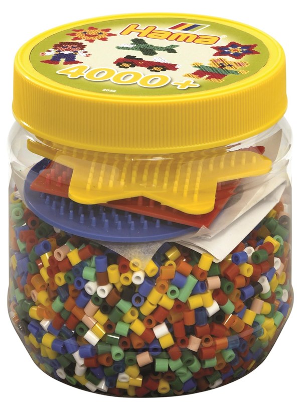 Hama Ironing Helmet set in Pot 4000pcs.