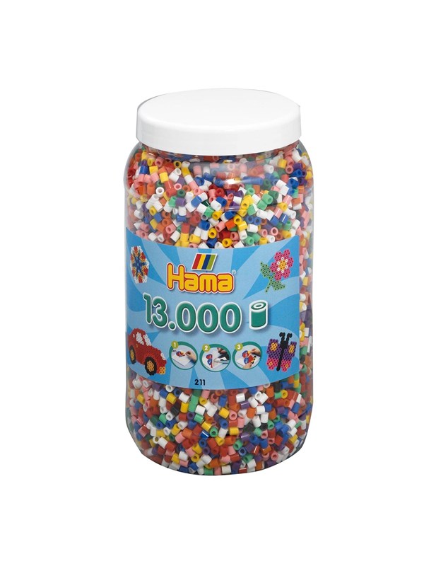Hama Ironing beads in Pot-Mix standard (00) 13.000pcs.