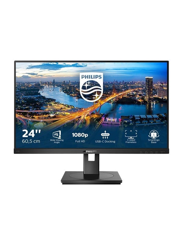 24" Philips B-linja 243B1 75Hz USB 65W Hub LAN-kaiuttimilla
