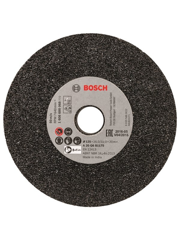 Bosch Hiomalaikat suorahiomakoneille 125 mm, 20 mm, 20