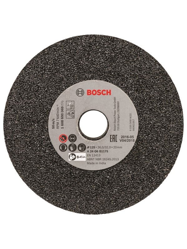 Bosch Hiomalaikat suorahiomakoneille 125 mm, 20 mm, 24