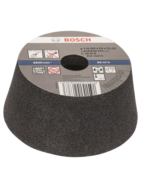 Bosch Kuppilaikka, kartiomaiset - kivi/betoni 90 mm, 110 mm, 55 mm, 30