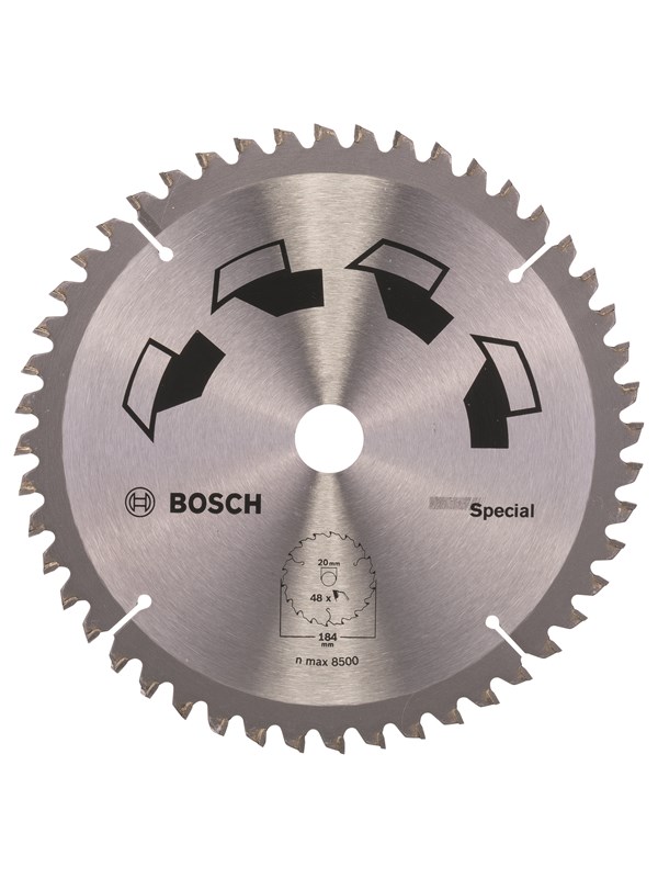 Bosch Pyörösahanterä SPECIAL Ø 184 mm; reikä= 16 mm; H= 48