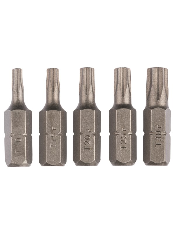 Bosch 5-os. ruuvauskärkisarja standardi Torx-koloruuveille (T) T10; T15; T20; T25; T30; 25 mm