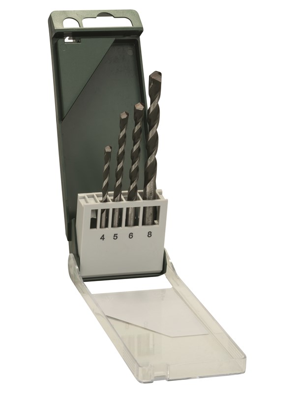 Bosch 4-os. monikäyttöporanteräsarja 4,0 mm x 75 mm; 5,0 mm x 85 mm; 6,0 mm x 100 mm; 8,0 mm x 120 mm