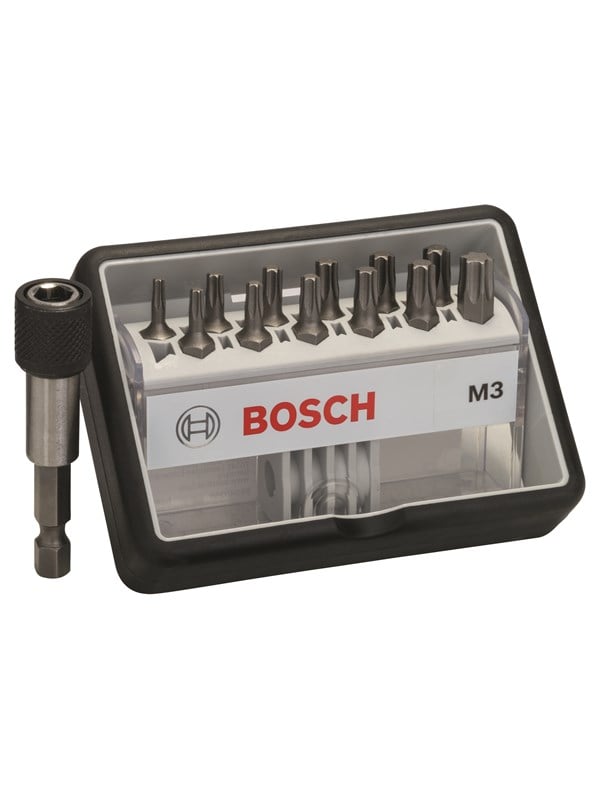 Bosch 12+1-os. Robust Line -ruuvauskärkisarja M Extra Hart 25 mm, 12+1-os.