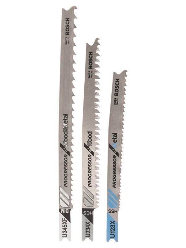 Bosch 3-os. pistosahanteräsarja U 123 XF; U 234 X; U 345 XF
