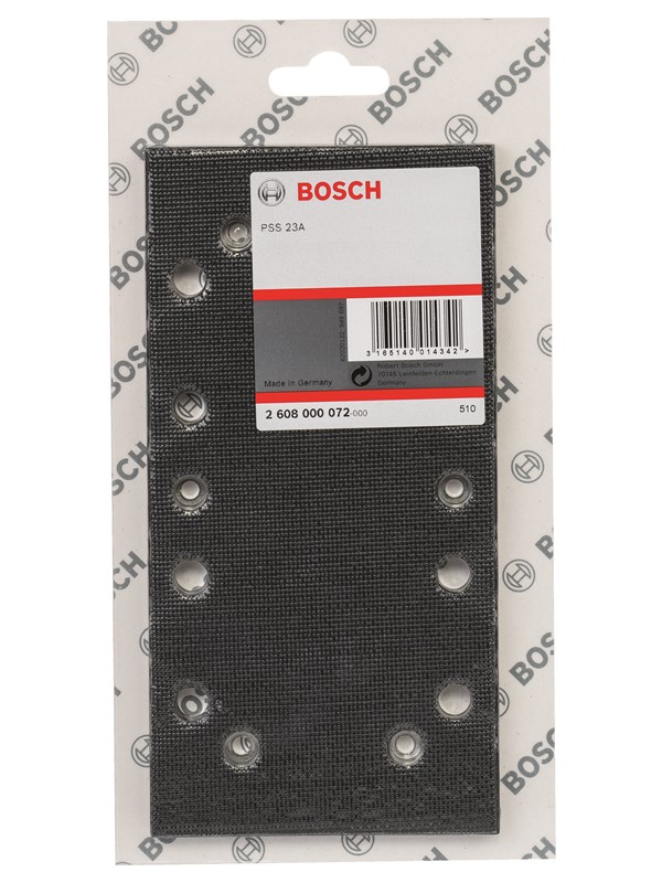 Bosch GSS:n hiomalevy 182 x 92 mm