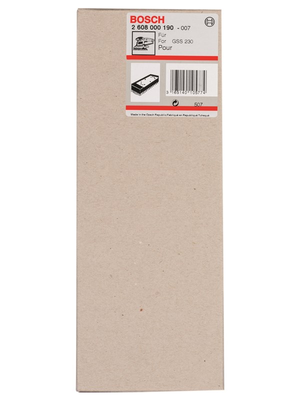 Bosch Hiomalevy pidennetty 185 x 93 mm