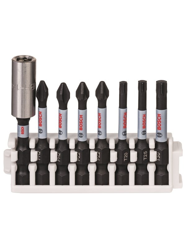 Bosch Impact Control -ruuvinväänninkärkipaketti, 8 osaa, 2xPH2;2xPZ2;1xT20;1xT25;1xT30