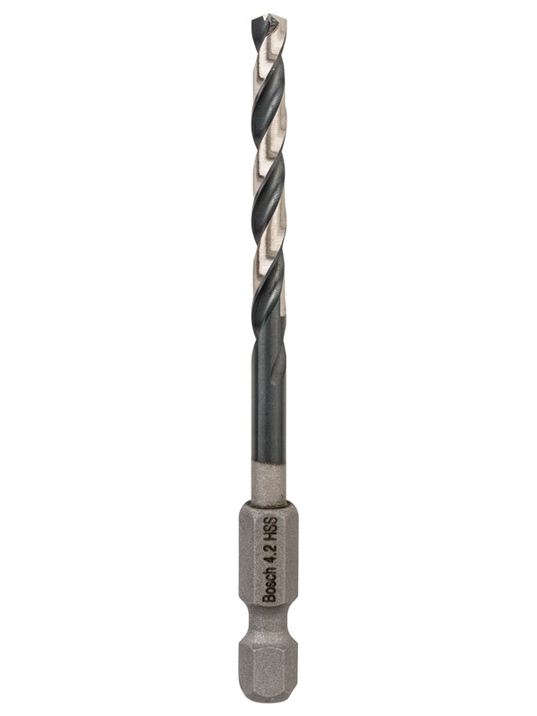 Bosch HSS-kierukkaporanterä 4,2mm, kuusiovarsi 4.2 x 43 x 83 mm