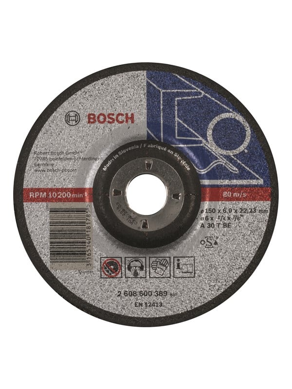 Bosch Hiomalaikka, taivutettu, Expert for Metal A 30 T BF, 150 mm, 6,0 mm