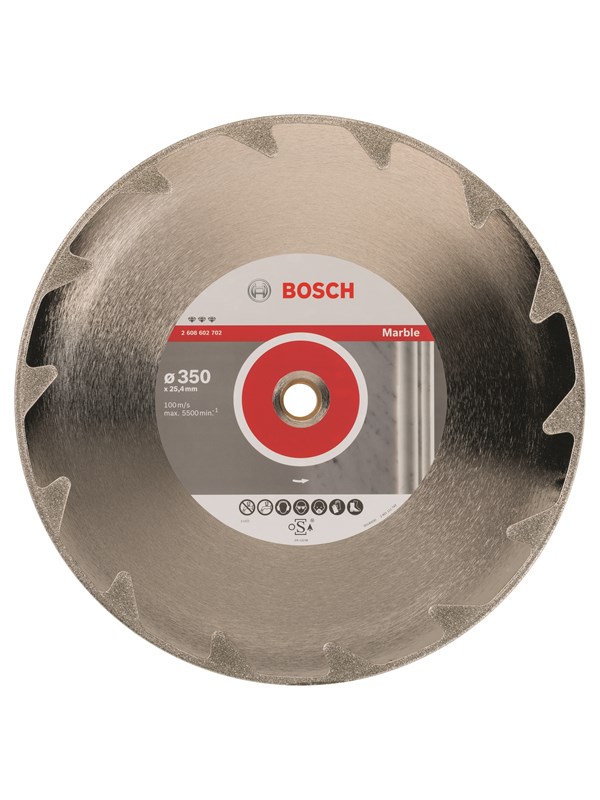 Bosch Timanttikatkaisulaikka Best for Marble 350 x 25,40 x 2,6 x 5 mm
