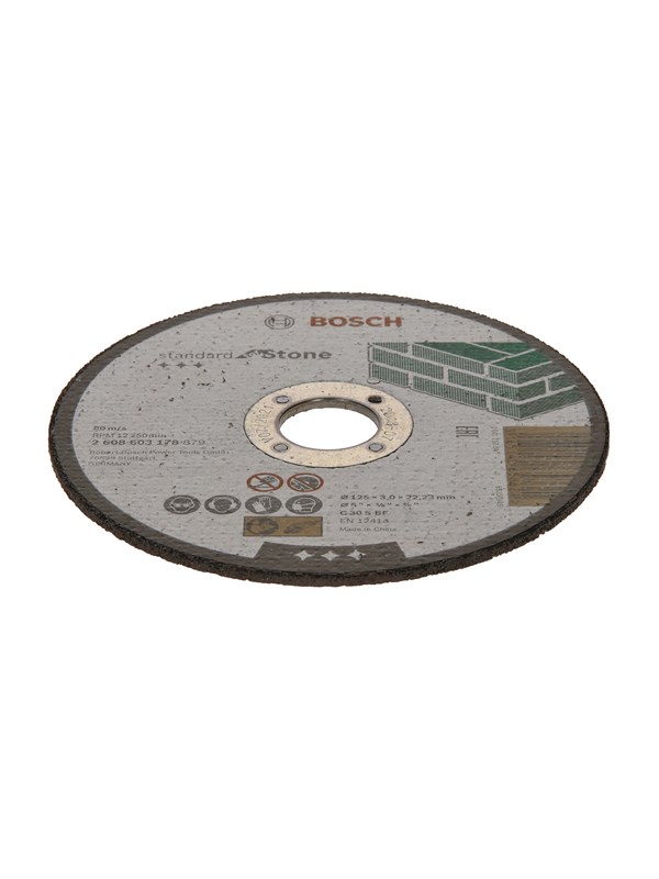 Bosch Katkaisulaikka, suora, Standard for Stone C 30 S BF, 125 mm, 22,23 mm, 3,0 mm
