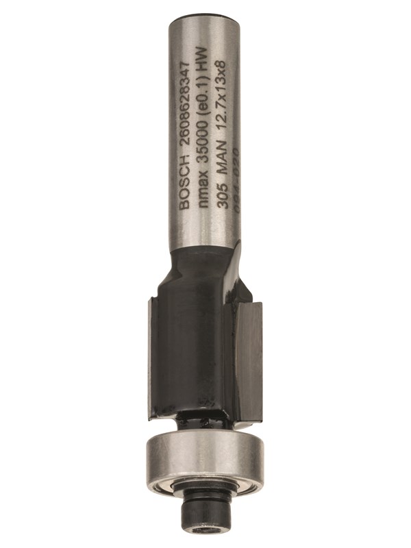 Bosch Tasausjyrsin, 8 mm, D1 12,7 mm, L 13 mm, G 56 mm 8 mm, D1 12,7 mm, L 13 mm, G 56 mm