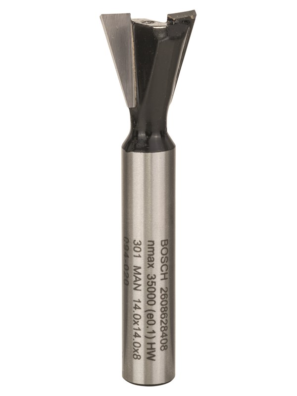 Bosch Sinkkausjyrsin, 8 mm, D1 14 mm, L 14 mm, G 55 mm, 15° 8 mm, D1 14 mm, L 14 mm, G 55 mm, 15°