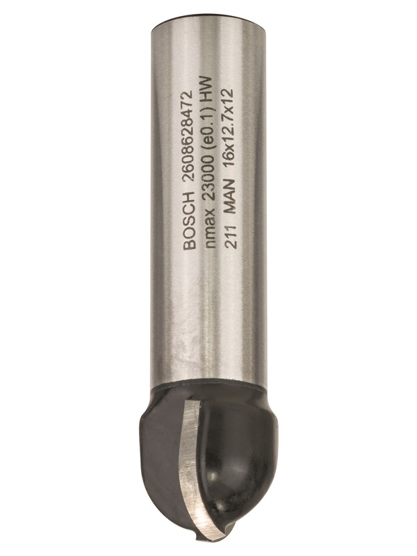 Bosch Kourujyrsinterä, 12 mm, R1 8 mm, D 16 mm, L 12,7 mm, G 54 mm 12 mm, R1 8 mm, D 16 mm, L 12,7 mm, G 54 mm