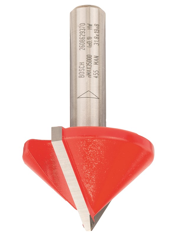 Bosch Expert for Wood -V-urajyrsin, 8 mm, D 31,8 mm, L 19 mm, G 51 mm, 90° 8 mm, D 31,8 mm, L 19 mm, G 51 mm, 90°