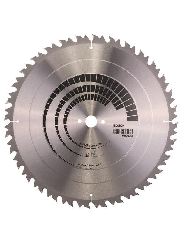 Bosch Pyörösahanterä Construct Wood 450 x 30 x 3,8 mm; 32