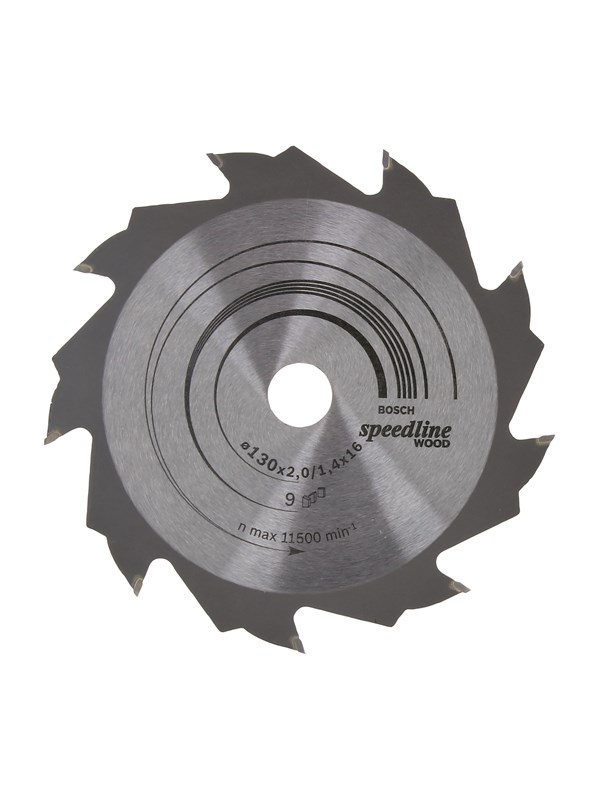 Bosch Pyörösahanterä Speedline Wood 130 x 16 x 2,0 mm, 9