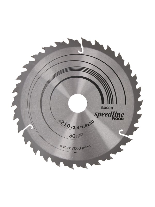 Bosch Pyörösahanterä Speedline Wood 210 x 30 x 2,4 mm, 30