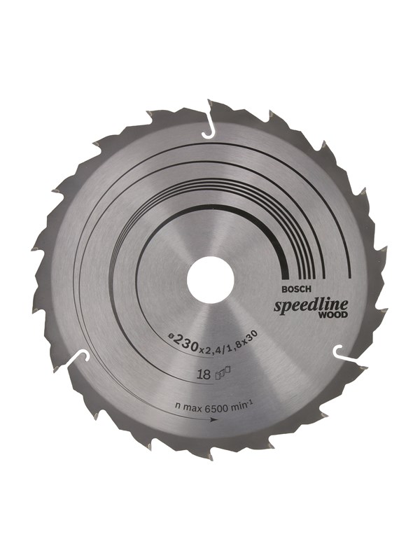 Bosch Pyörösahanterä Speedline Wood 230 x 30 x 2,4 mm, 18