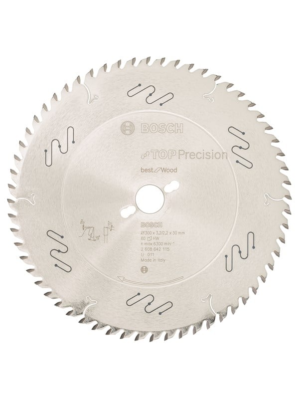 Bosch Pyörösahanterä Top Precision Best for Wood 300 x 30 x 3,2 mm, 60